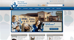 Desktop Screenshot of bluespringsanimalhospital.com